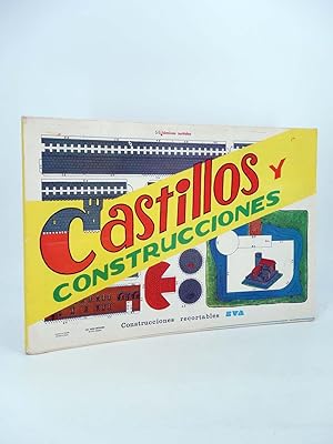 CASTILLOS Y CONSTRUCCIONES RECORTABLES EVA 2401 A 2410. LIBRO 50 PÁGS. 5 COLECCIONES 1971 (No Acredi