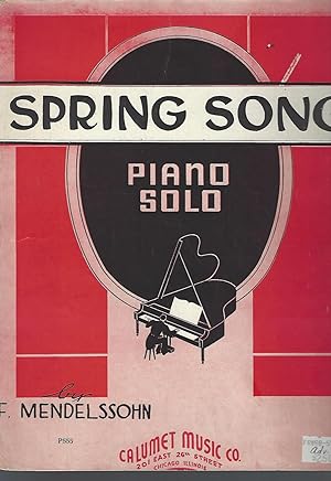 Seller image for SPRING SONG, Piano Solo P555 for sale by Vada's Book Store