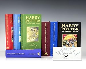 Imagen del vendedor de Harry Potter Series Complete Deluxe Set. Harry Potter and the Philosopher's Stone, Chamber of Secrets, Prisoner of Azkaban, Goblet of Fire, Order of the Phoenix, The Half-Blood Prince, and The Deathly Hallows. a la venta por Raptis Rare Books