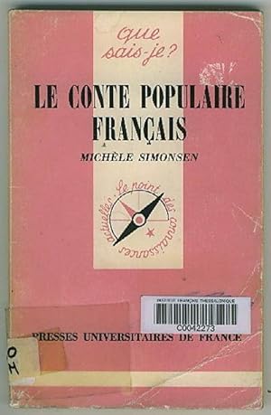 Image du vendeur pour Le conte populaire fran §ais mis en vente par BOOKSTALLblog