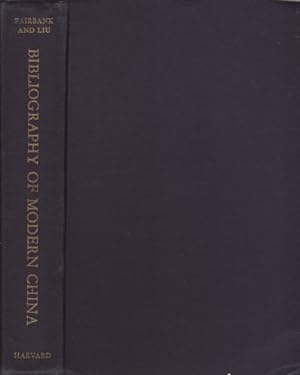 Bild des Verkufers fr Modern China. A Bibliographical Guide to Chinese Works 1898-1937. zum Verkauf von Asia Bookroom ANZAAB/ILAB
