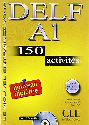 Imagen del vendedor de Delf a1 (livre+cd) 150 activites/nouvel entrainez-vous a la venta por Imosver