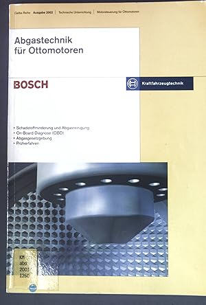 Immagine del venditore per Abgastechnik fr Ottomotoren venduto da books4less (Versandantiquariat Petra Gros GmbH & Co. KG)