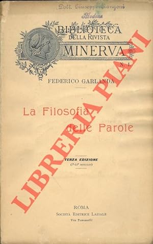 Image du vendeur pour La Filosofia delle Parole. mis en vente par Libreria Piani