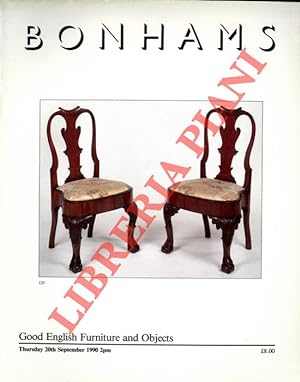 English and Continental Furniture and Objects.