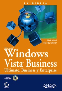 Seller image for WINDOWS VISTA BUSINESS ULTIMATE BUSINESS Y ENTERPRISE INCLUYE CD. for sale by Librera Smile Books