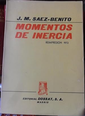 MOMENTOS DE INERCIA Reimpresión 1972