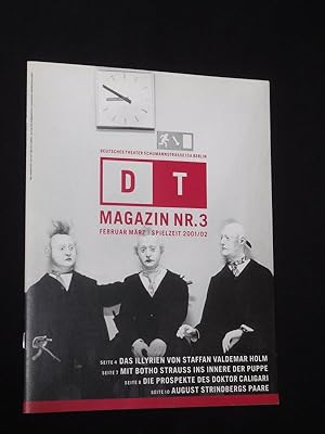 Bild des Verkufers fr Magazin des Deutschen Theaters [DT-Magazin], Spielzeit 2001/ 02, Heft 3, Februar/ Mrz zum Verkauf von Fast alles Theater! Antiquariat fr die darstellenden Knste