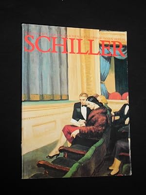 Bild des Verkufers fr Schiller. Illustrierte der Staatlichen Schauspielbhnen Berlin. Heft 3, 1987 zum Verkauf von Fast alles Theater! Antiquariat fr die darstellenden Knste