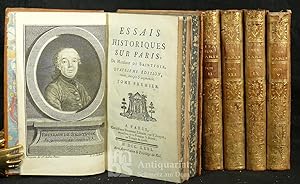 Seller image for Essais historiques sur Paris. Tome Premier - (Cinquime). Mit einem gestoch Portrait von Cathelin nach Pougain. for sale by Antiquariat Schmetz am Dom