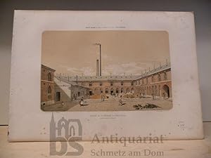 Usines de St. Léonard a Liège (Belgique). Ateliers des produits réfractaires. Dessiné d'après la ...