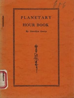 Planetary Hour Book.