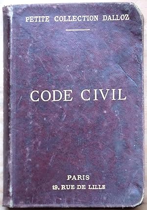 Seller image for Code Civil for sale by Bouquinerie L'Ivre Livre