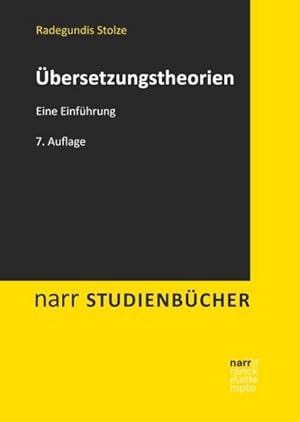 Bild des Verkufers fr bersetzungstheorien : Eine Einfhrung zum Verkauf von AHA-BUCH GmbH