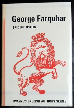 Image du vendeur pour George Farquhar. mis en vente par GuthrieBooks