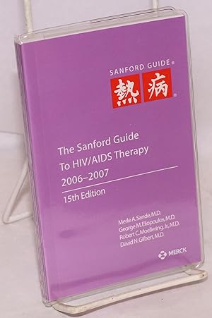 Seller image for The Sanford Guide to HIV/AIDS Therapy (15th edition) for sale by Bolerium Books Inc.