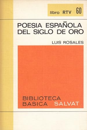 Imagen del vendedor de POESA ESPAOLA DEL SIGLO DE ORO a la venta por Librera Vobiscum