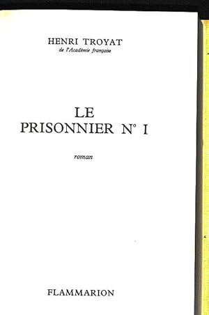 Le prisonnier n °1 : roman.