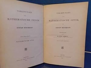 Vorlesungen über mathematische Physik zweiter Band; Vorlesungen über mathematische Optik