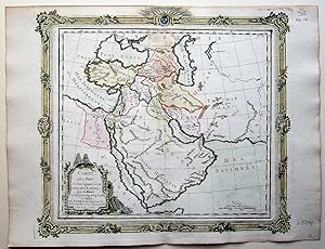Carte des Pays et Principaux Lieux Connus dans les premiers ages du Monde.