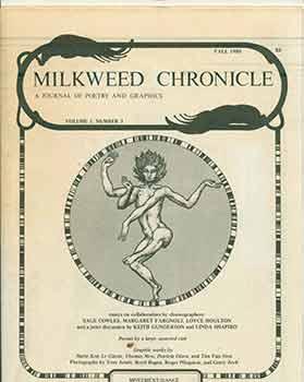 Image du vendeur pour Milkweed Chronicle. A Journal of Poetry and Graphics: Volume 1, Number 3. Fall 1980. mis en vente par Wittenborn Art Books