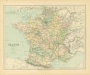 France in Provinces (Map).