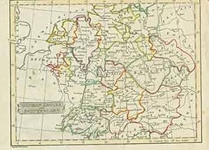 German Empire and Switzerland (Map).