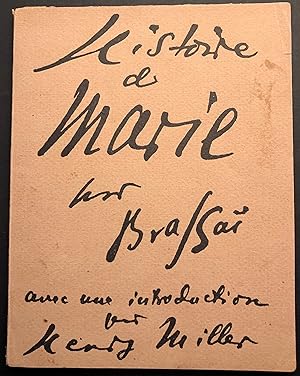 Image du vendeur pour Histoire de Marie mis en vente par Le Bookiniste, ABAA-ILAB-IOBA