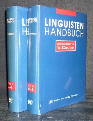 Bild des Verkufers fr Linguisten-Handbuch: Biographische und bibliographische Daten deutschsprachiger Sprachwissenschaftlerinnen und Sprachwissenschaftler der Gegenwart. Band 1 und 2 komplett. [Herausgegeben von Wilfried Krschner]. zum Verkauf von Antiquariat Kretzer