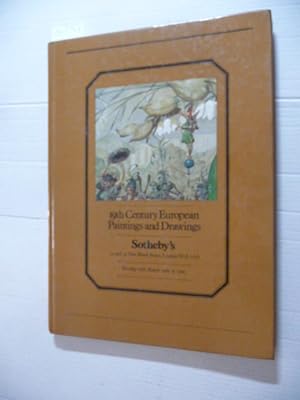 Sothebys Nineteenth Century European Paintings an Drawings 1983 - tuesday 15th March