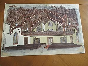 Original Sketch For Proposed Decoration & Remodeling. St. Philip Neri Church- Bronx, New York