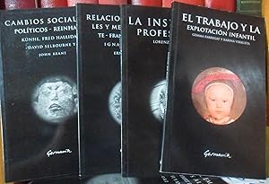 Seller image for CAMBIOS SOCIALES Y POLTICOS + RELACIONES LABORALES Y MEDIO AMBIENTE + LA INSERCIN PROFESIONAL + EL TRABAJO Y LA EXPLOTACIN INFANTIL (4 libros) for sale by Libros Dickens