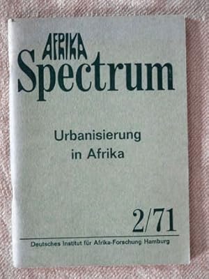 Urbanisierung in Afrika (Afrika Spektrum 2/71).