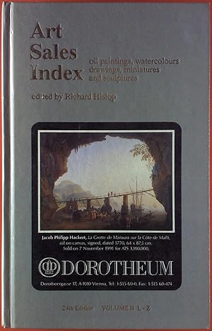 Seller image for The Art Sales Index, 1991/92 for sale by biblion2