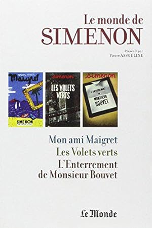 Imagen del vendedor de Monde De Simenon T03 Paris a la venta por JLG_livres anciens et modernes