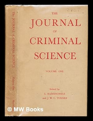 Imagen del vendedor de The Journal of criminal science: volume I a la venta por MW Books