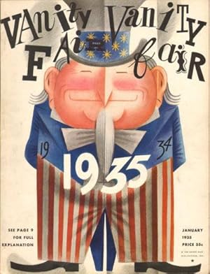 Imagen del vendedor de Vanity Fair January 1935 Issue (Magazine) a la venta por William Chrisant & Sons, ABAA, ILAB. IOBA, ABA, Ephemera Society