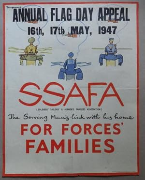 Poster for Annual Flag Day Appeal for SSAFA;