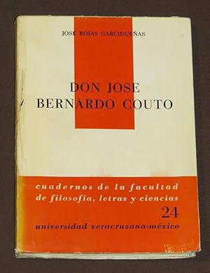 Imagen del vendedor de Don Jose Bernardo Couto. Jurista, Diplomtico y Escritor. a la venta por Librera Urbe