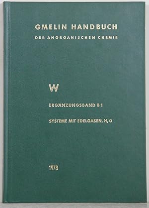 Handbuch der anorganischen Chemie. (Gmelin Handbook of Inorganic and Organometallic Chemistry). 8...