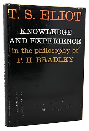 Immagine del venditore per KNOWLEDGE AND EXPERIENCE IN THE PHILOSOPHY OF F. H. BRADLEY venduto da Rare Book Cellar