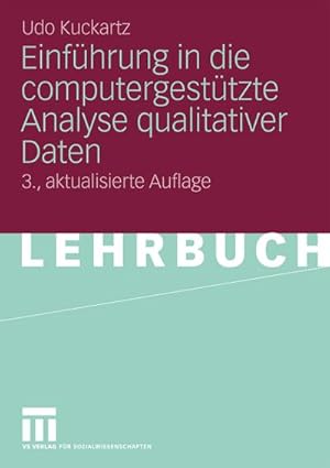 Immagine del venditore per Einfhrung in die computergesttzte Analyse qualitativer Daten venduto da Rheinberg-Buch Andreas Meier eK
