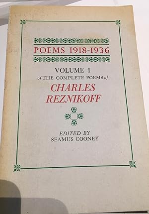 Seller image for Poems 1918-1936 for sale by Bristlecone Books  RMABA