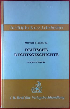 Bild des Verkufers fr Deutsche Rechtsgeschichte. Ein Studienbuch zum Verkauf von biblion2