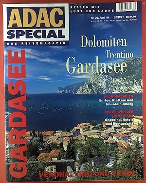 Bild des Verkufers fr ADAC Special Nr. 20 - GARDASEE - Themen: Dolomiten - Trentino - Gardasee - Verona, Vino und Verdi. zum Verkauf von biblion2