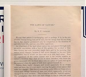Seller image for The Laws Of Nature for sale by Legacy Books II