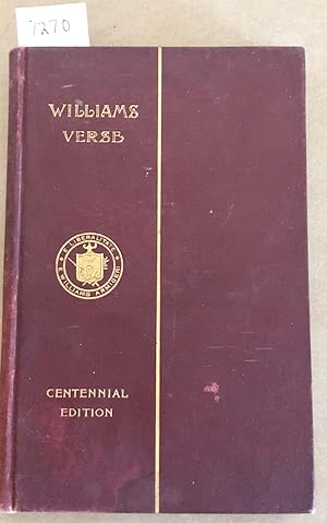 Imagen del vendedor de Williams Verse Collected from her Undergraduate Publications Centennial Edition a la venta por Carydale Books