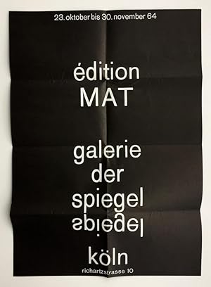 Image du vendeur pour die dition MAT stellt originale in serien her. Kollektion 64. mis en vente par Tim Byers Art Books