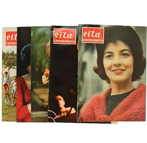 VITA CECOSLOVACCA. Raccolta di 5 numeri del 1963: Aprile, maggio, giugno, agosto, ottobre.: