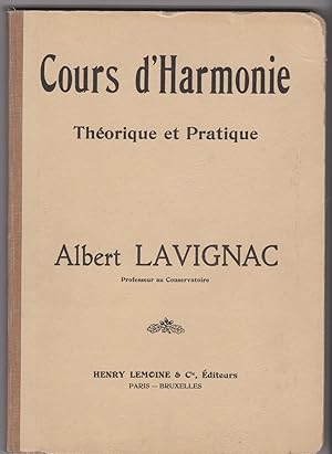 Cours d'Harmonie théorique et pratique